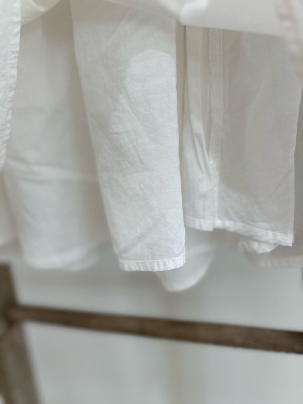 Madewell Annamarie Embroidered Mini Dress White Floral Gingham Puff Sleeve XS - Picture 10 of 13